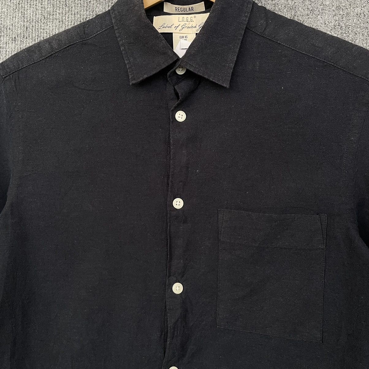 H&M H&M Blank Navy Short Sleeve Button Ups Shirt Size US S / EU 44-46 / 1 - 2 Thumbnail