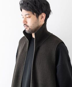 Stein stein - OVERSIZED DRIVERS KNIT ZIP VEST Size US M / EU 48-50 / 2 - 6 Thumbnail