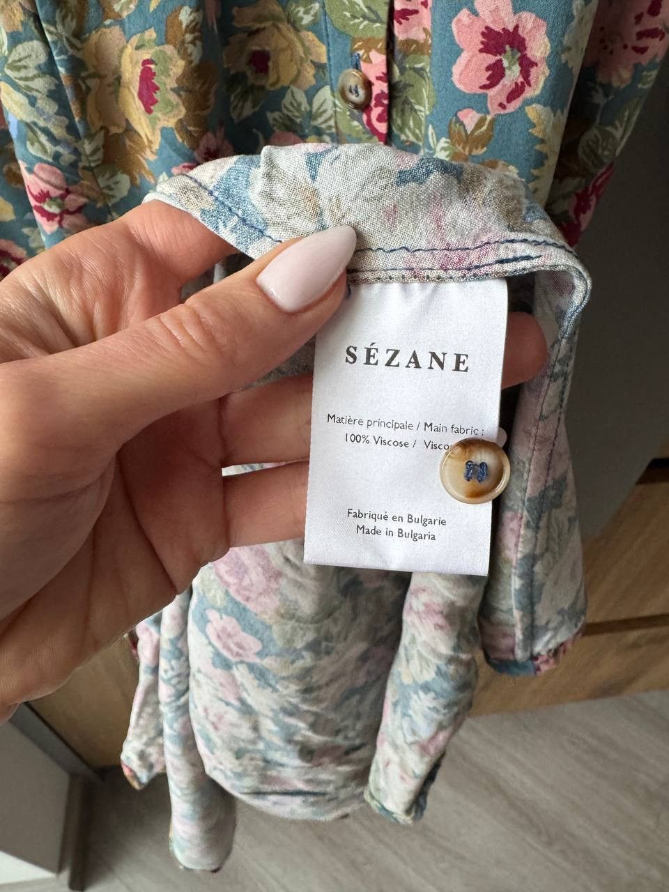 Sezane Sezane Paris Floral Pattern Belted Multicolor Maxi Dress Size XS / US 0-2 / IT 36-38 - 7 Thumbnail