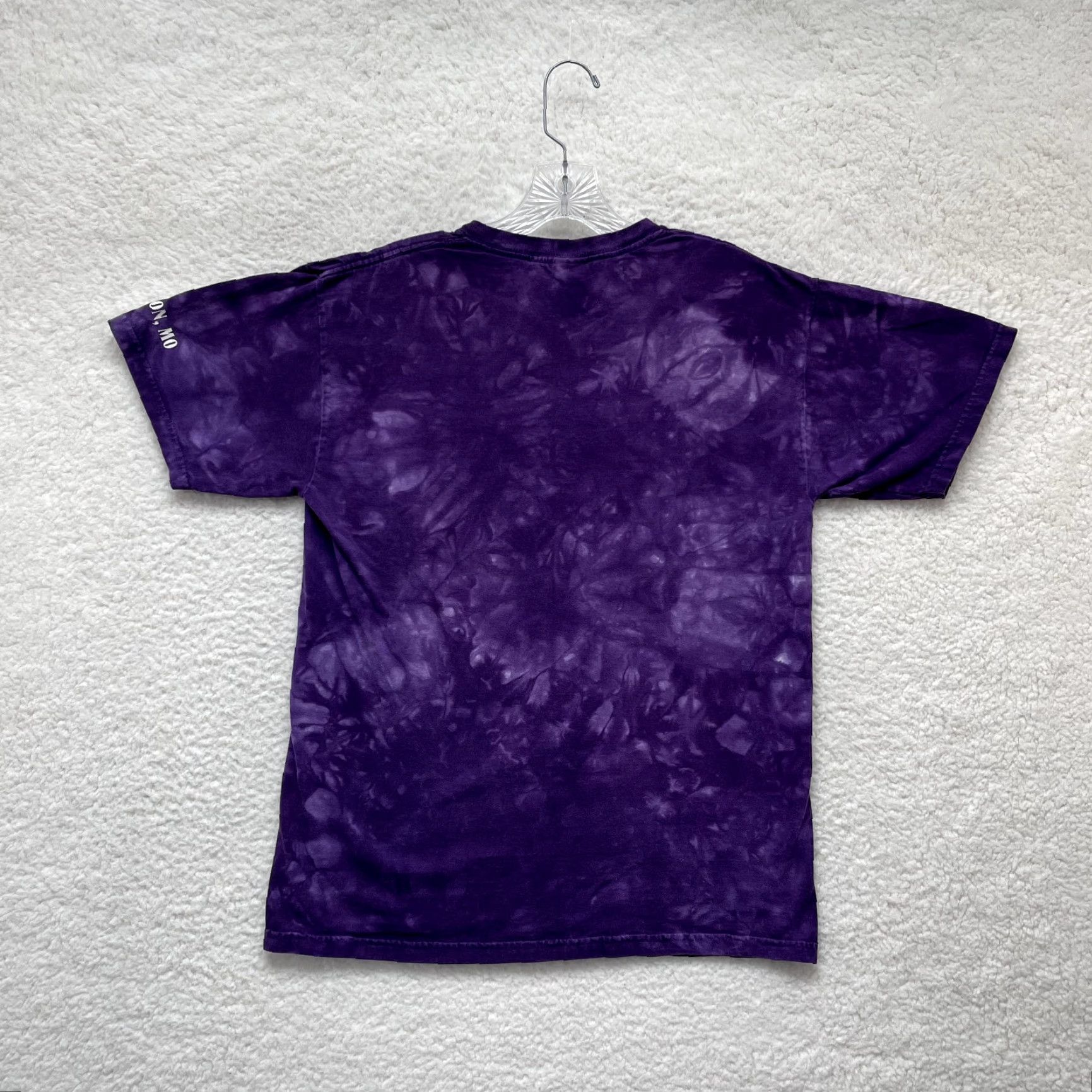 Gildan VINTAGE Y2K Angel Graphic T-Shirt Medium Purple Tie-Dye Unisex M Shirt Mens Womens Girls критер Size US M / EU 48-50 / 2 - 2 Thumbnail