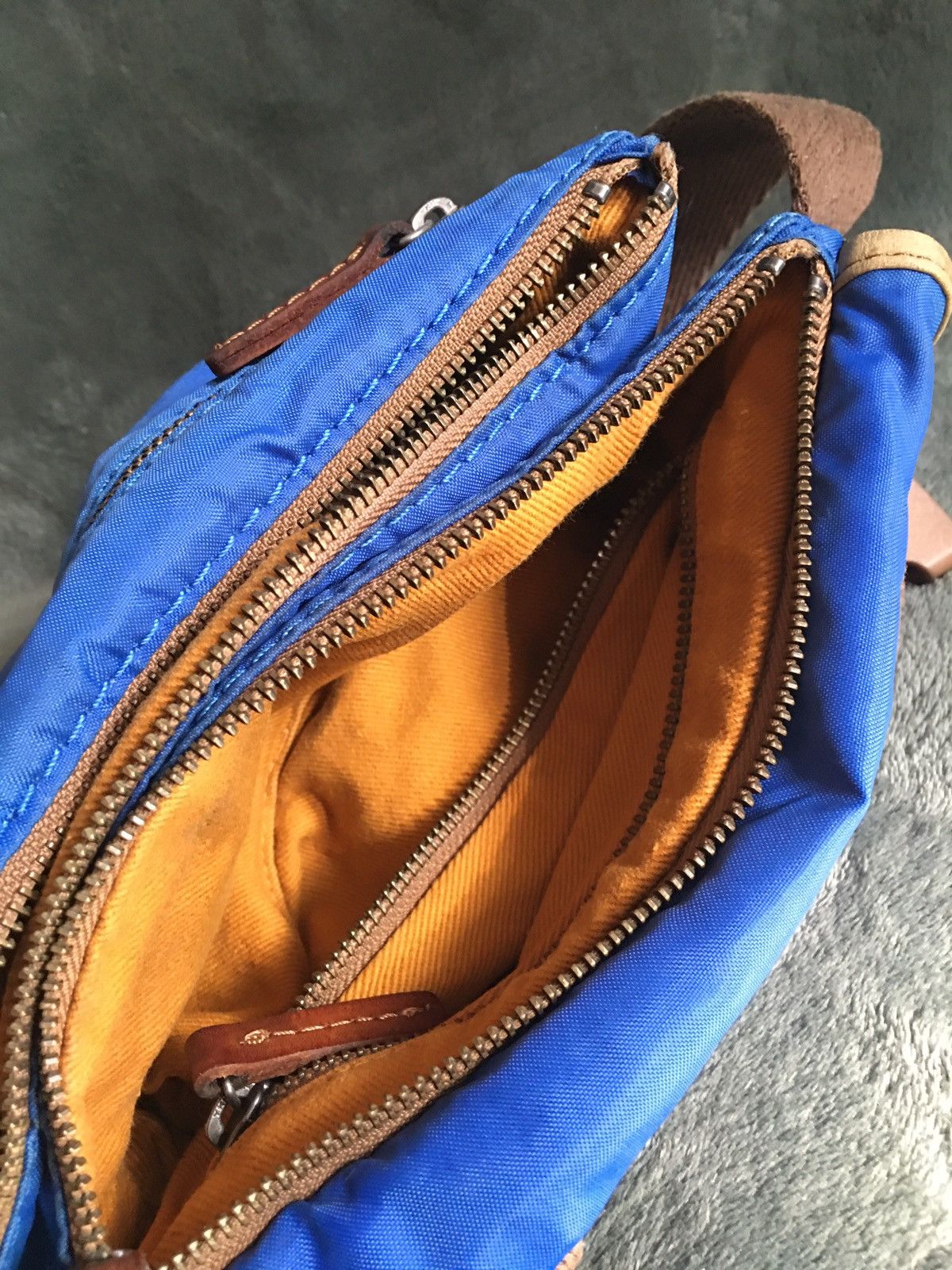 Ally Capellino ALLY CAPELLINO Blue Canvas Messenger Shoulder Bag Size ONE SIZE - 9 Thumbnail