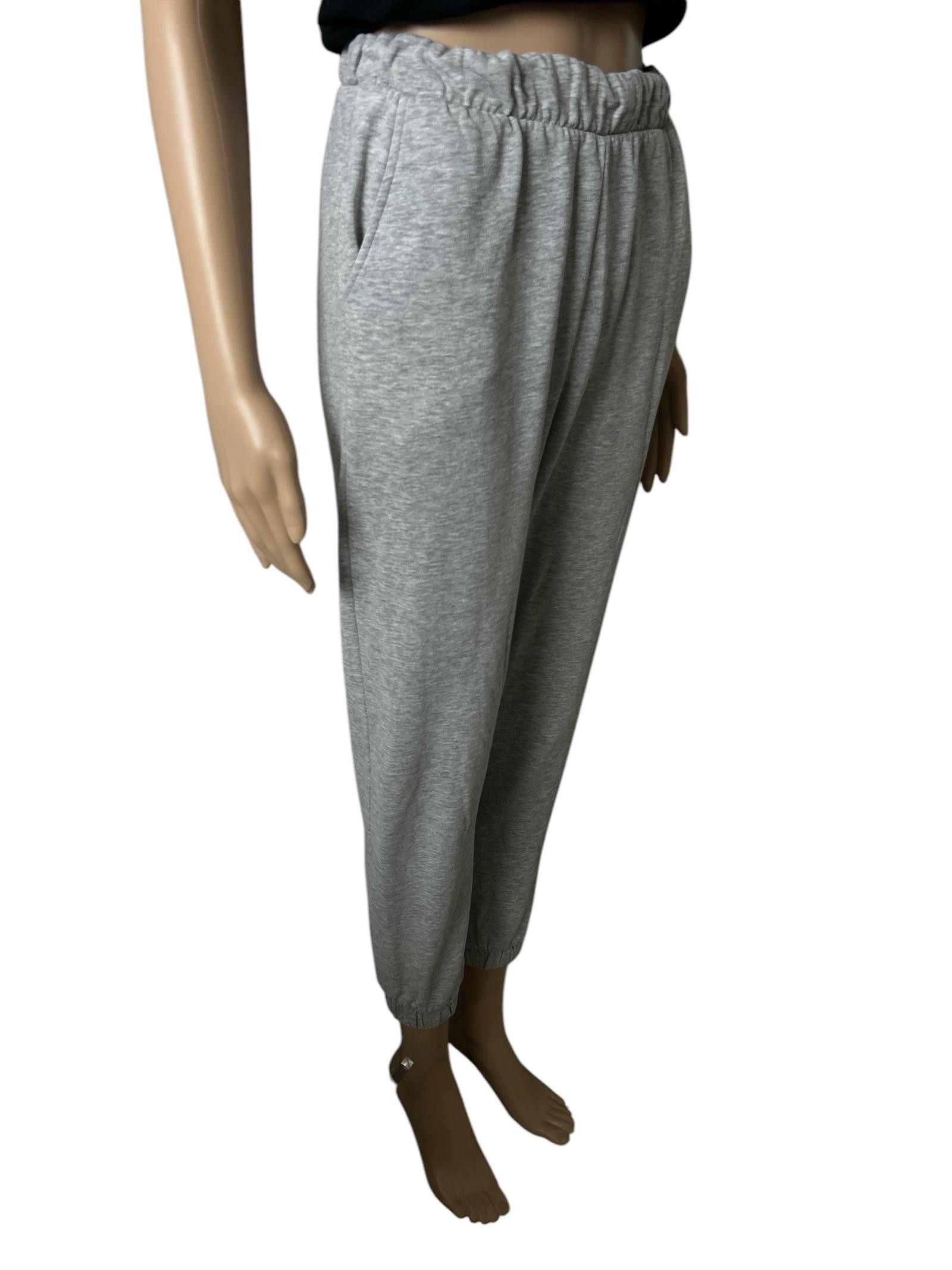 Zara Abercrombie & Fitch Women's Grey Jogger Pants Size 28" / US 6 / IT 42 - 2 Thumbnail