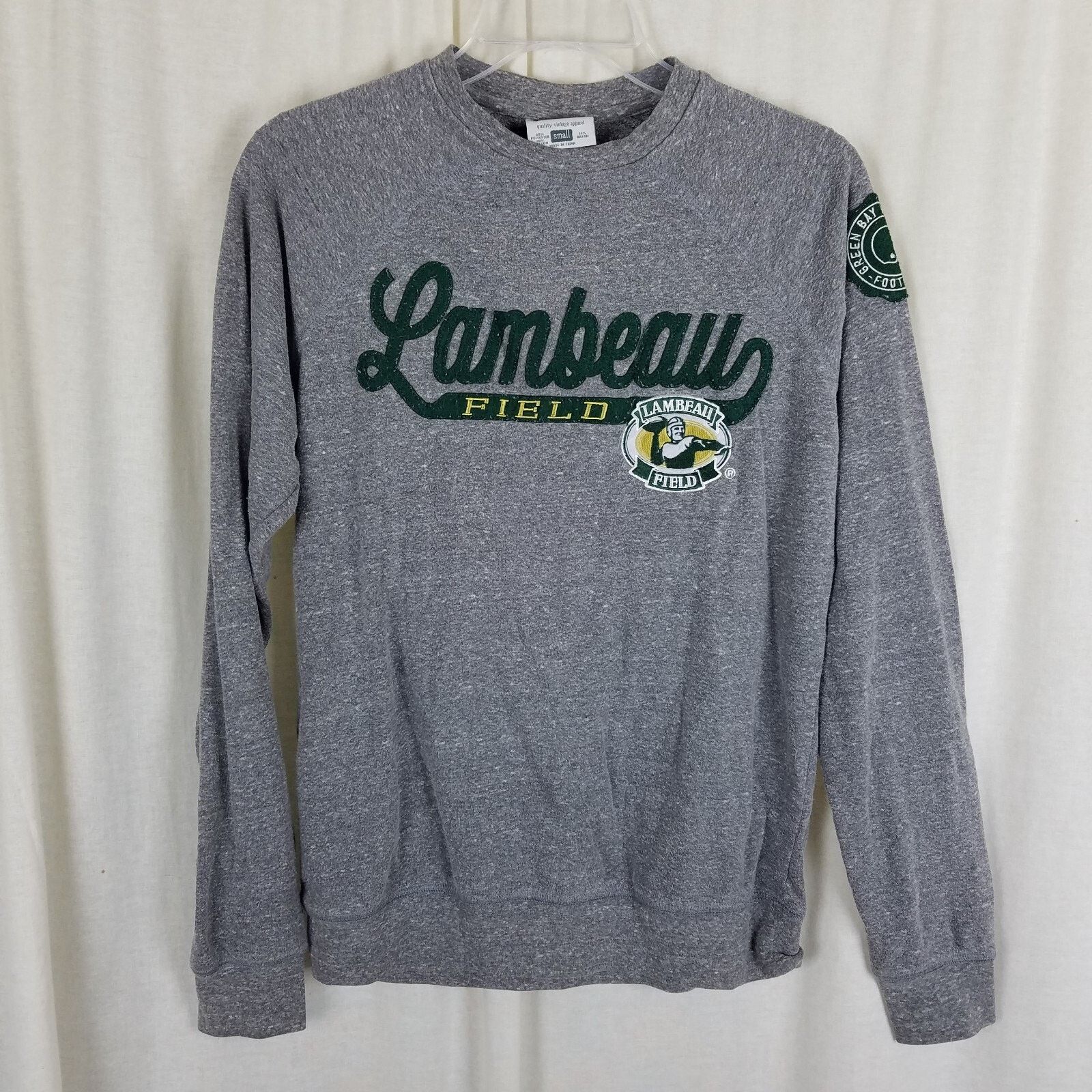 J. America Packers Lambeau Field Spellout Crewneck Pullover Sweatshirt Size US S / EU 44-46 / 1 - 1 Thumbnail