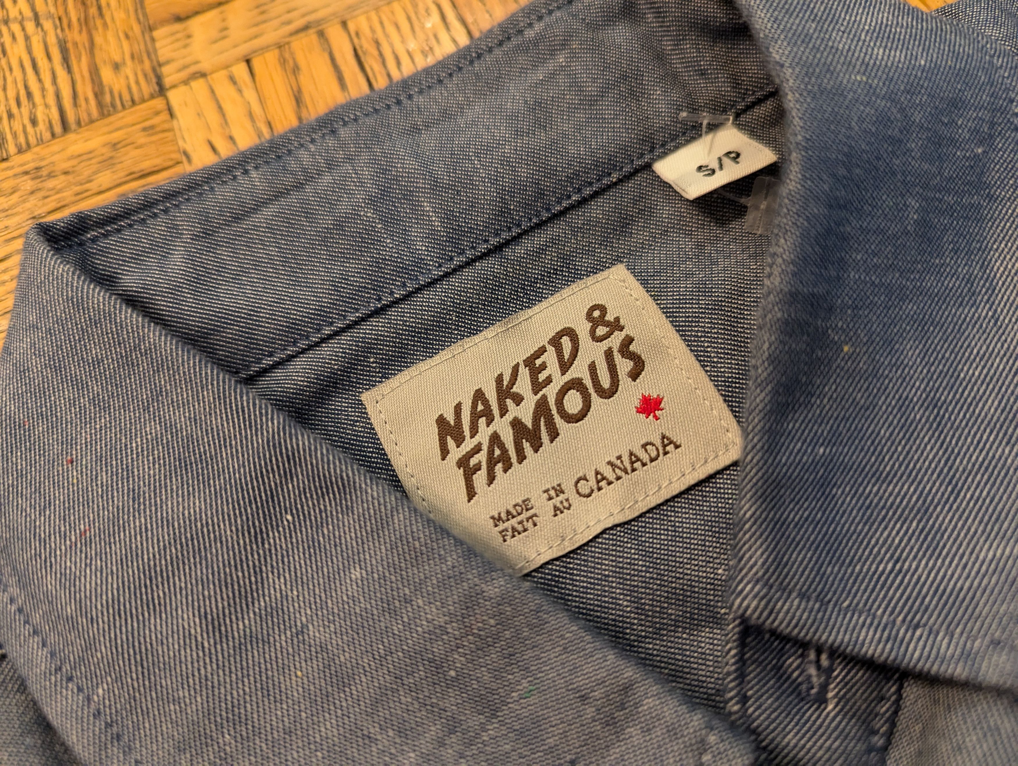 Naked & Famous Shirt, made in Canada Grailed