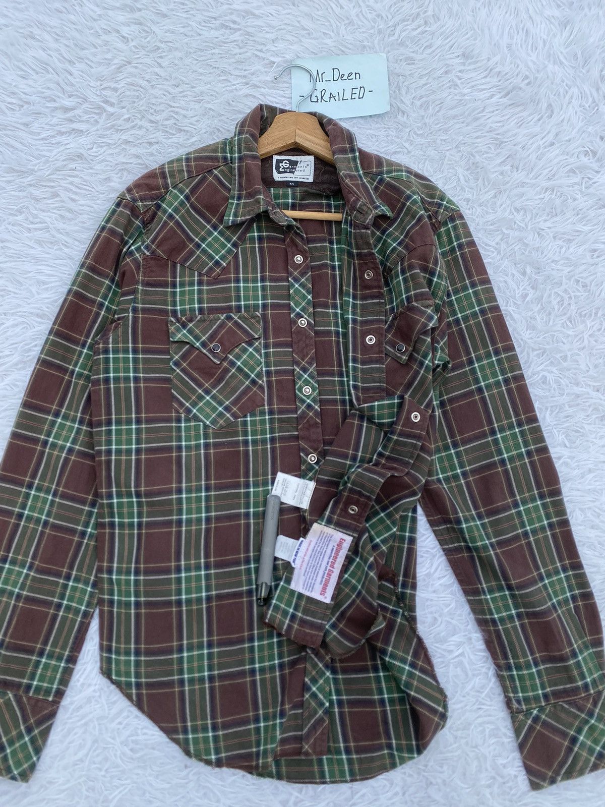 Engineered Garments Rare Engineered Garments Checkered Buttons Shirt Size US M / EU 48-50 / 2 - 11 Thumbnail