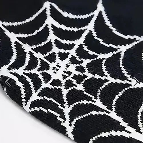Other Y2K Knitting Spider Web Beanie Hat Size ONE SIZE - 2 Thumbnail