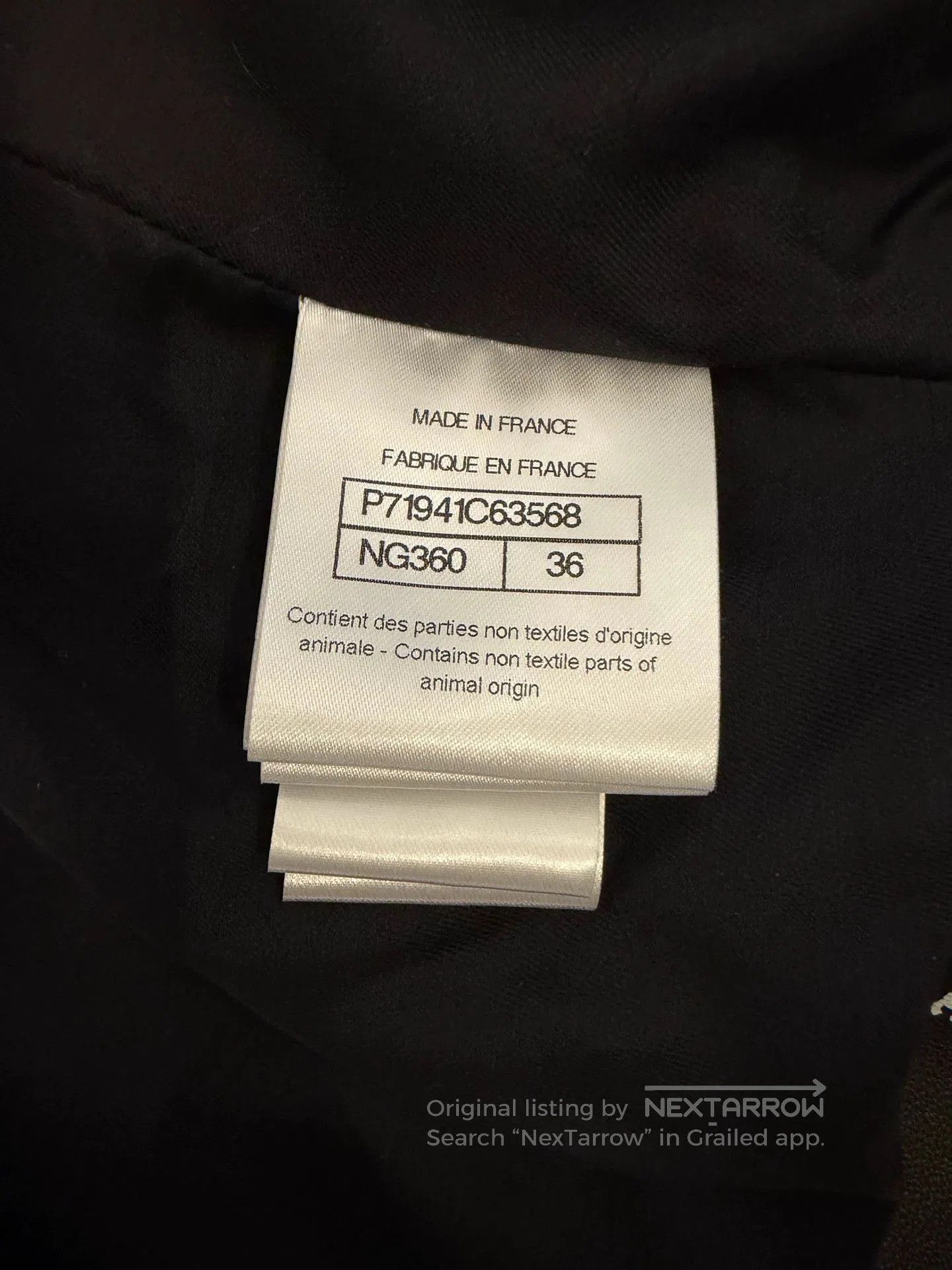 Chanel Chanel 22C Black Logo Leather Jacket. Size US XS / EU 42 / 0 - 4 Thumbnail
