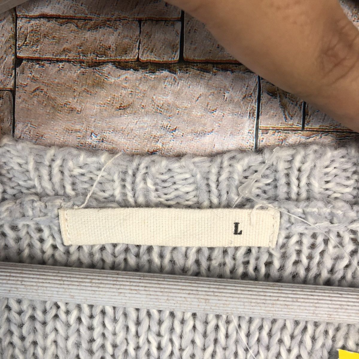 Homespun Knitwear × Japanese Brand × Vintage Japanese Brand Grey vintage Knitwear #A928 Size L / US 10 / IT 46 - 9 Thumbnail