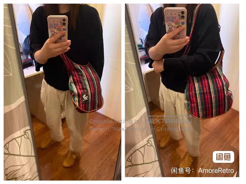 Kapital Kapital Cowhide plaid canvas pelican cross-body shoulder b Size ONE SIZE - 9 Thumbnail
