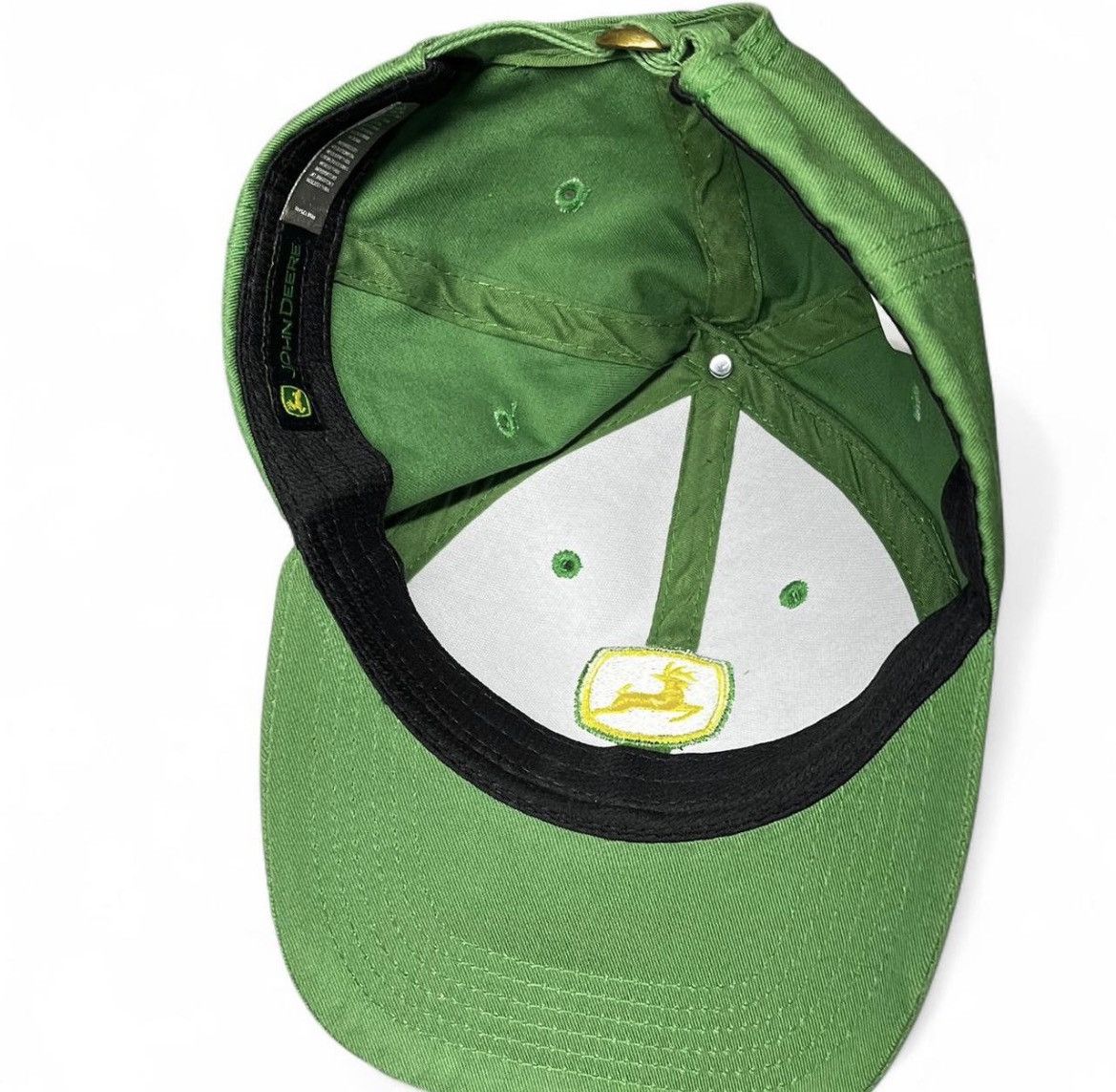 John Deere John Deere Green Classic Logo Baseball Cap (One Size) Size ONE SIZE - 4 Thumbnail