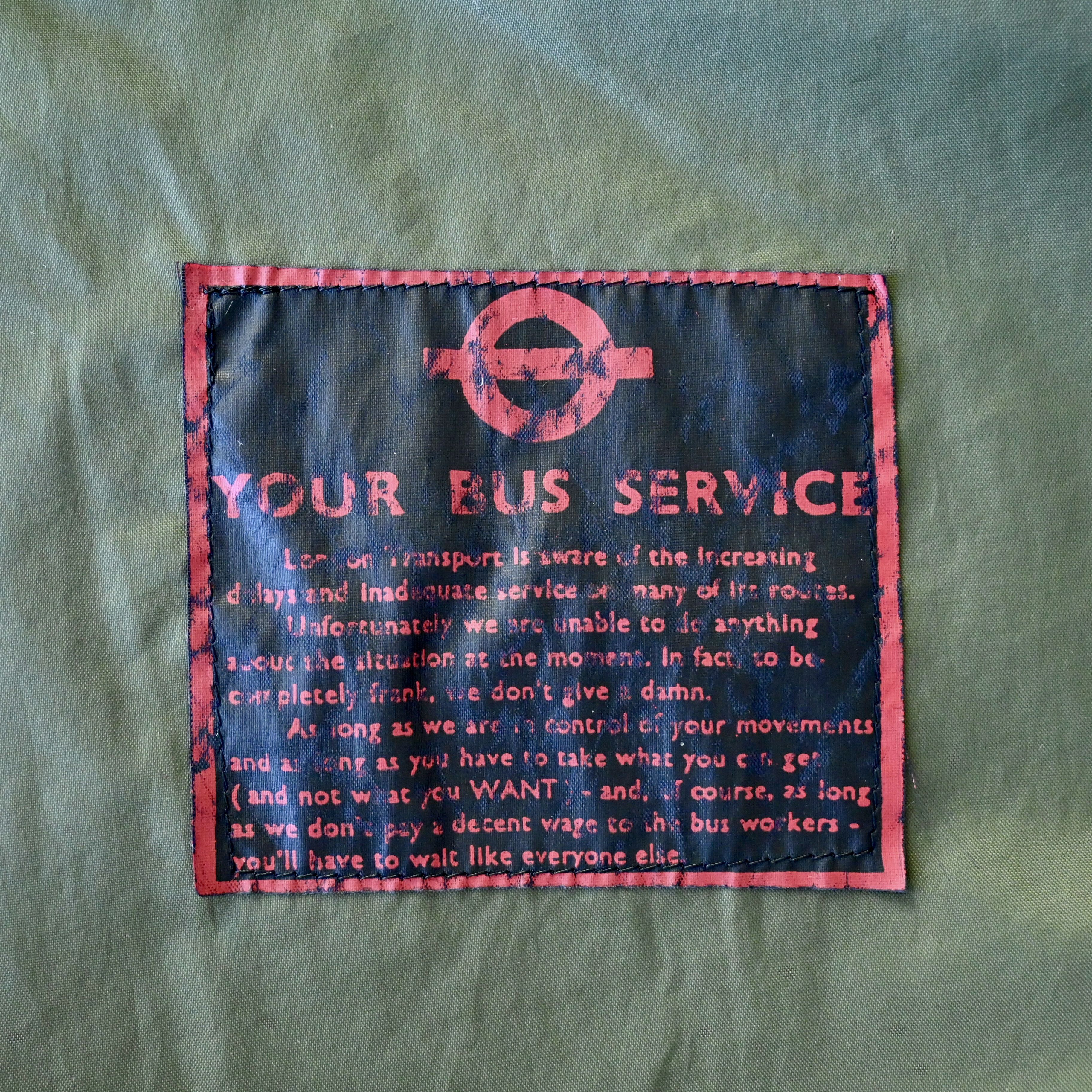 Michiko Koshino London VTG, MICHIKO LONDON Bus Service bomber jacket, olive green Size US L / EU 52-54 / 3 - 10 Thumbnail