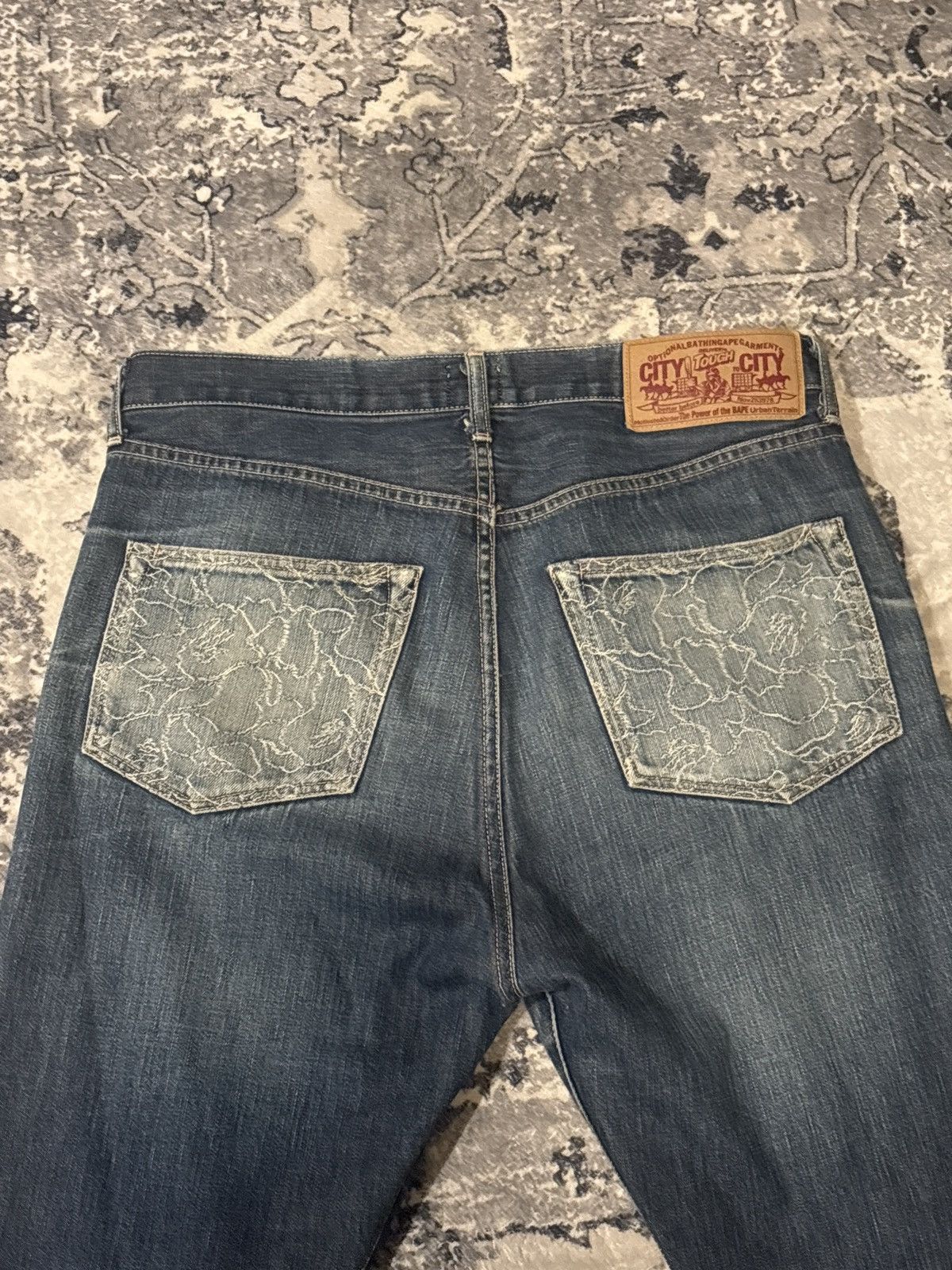 Bape BAPE camo cloud jeans Size US 34 / EU 50 - 2 Thumbnail