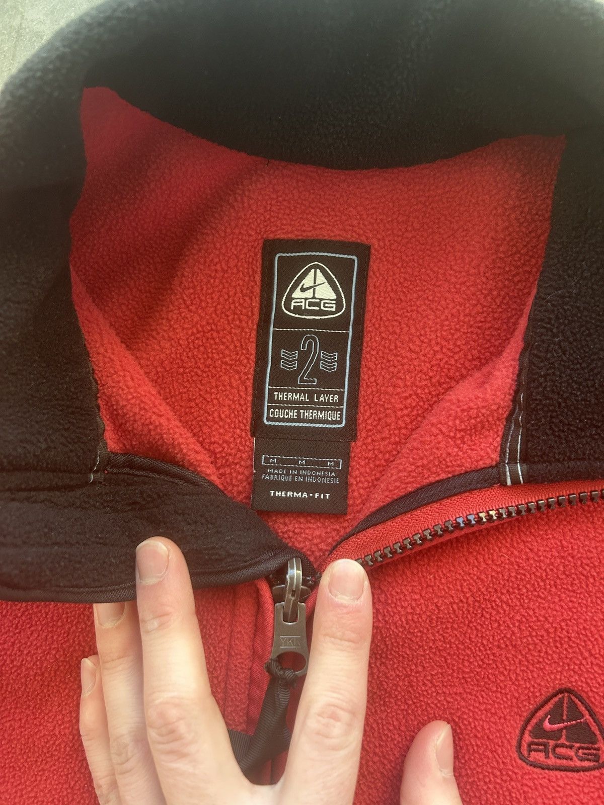 Nike ACG × Vintage Vintage Y2K Nike ACG Fleece Vest Therma Fit Size US M / EU 48-50 / 2 - 6 Thumbnail