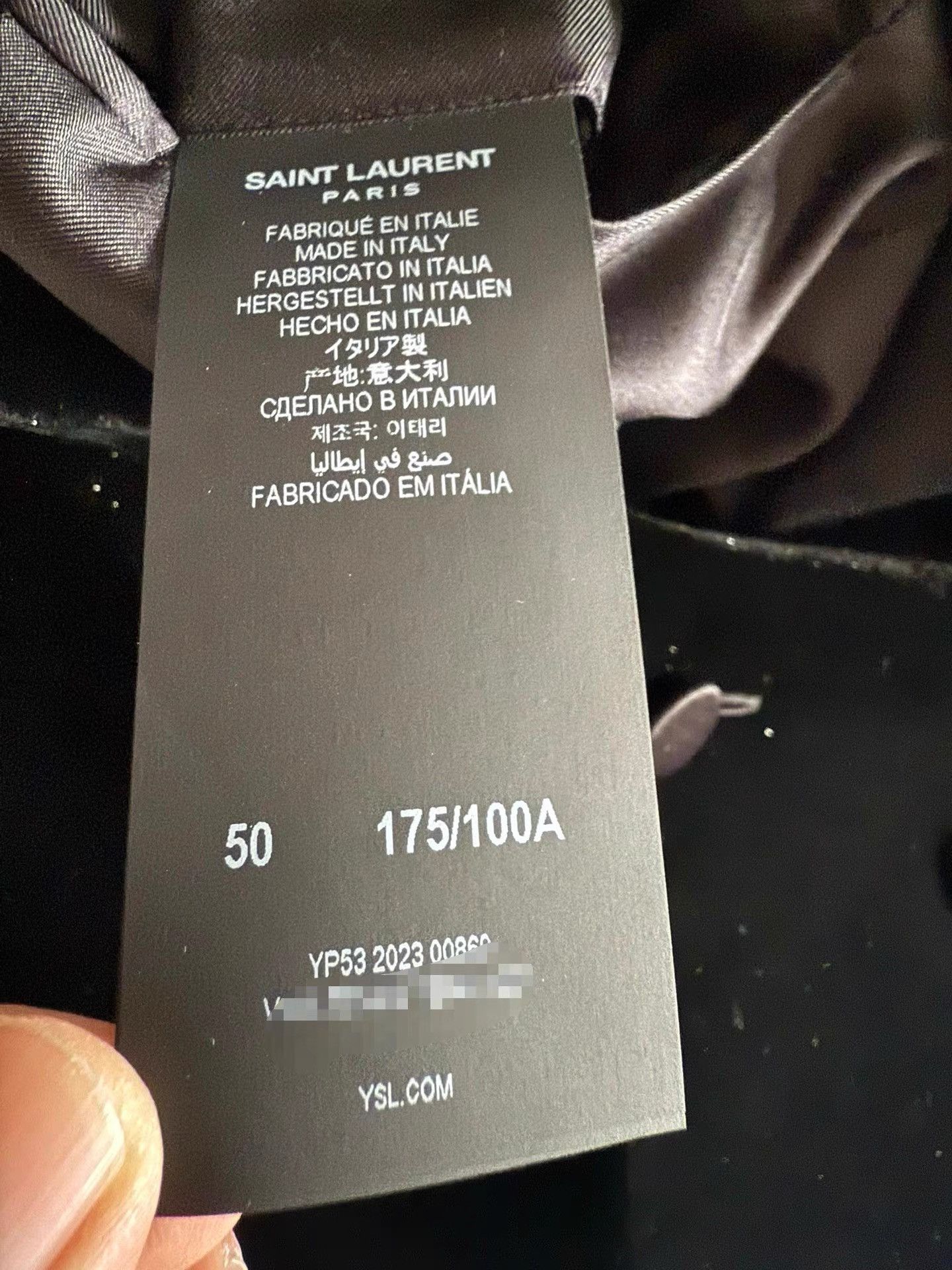 Saint Laurent Paris Saint Laurent 23 Autumn and Winter Shiny Velvet Suit K33 Size US M / EU 48-50 / 2 - 6 Thumbnail