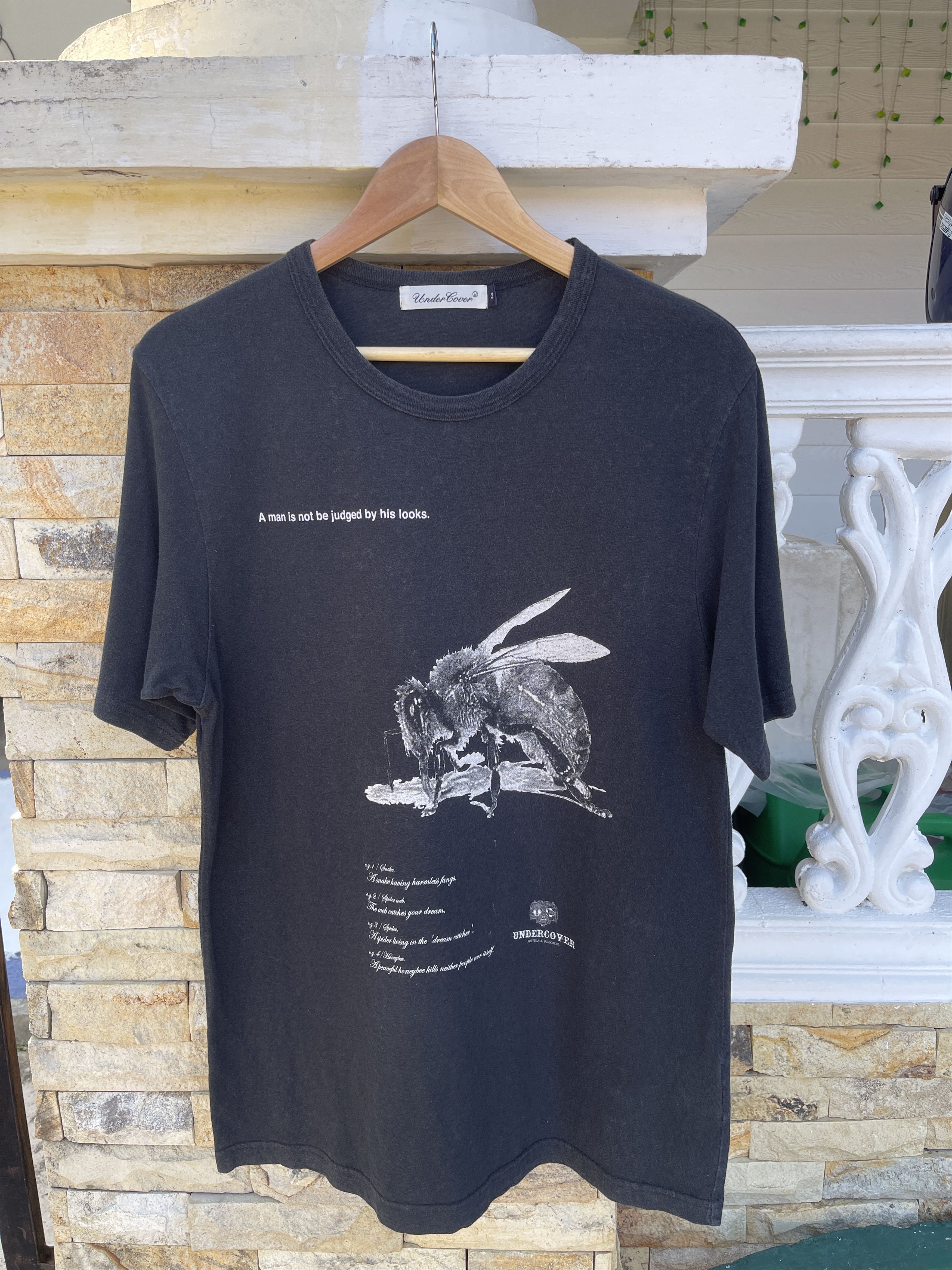 Japanese Brand LastDrop🔥Undercover “A Man is not be judged by his looks”Tee Size US M / EU 48-50 / 2 - 2 Thumbnail