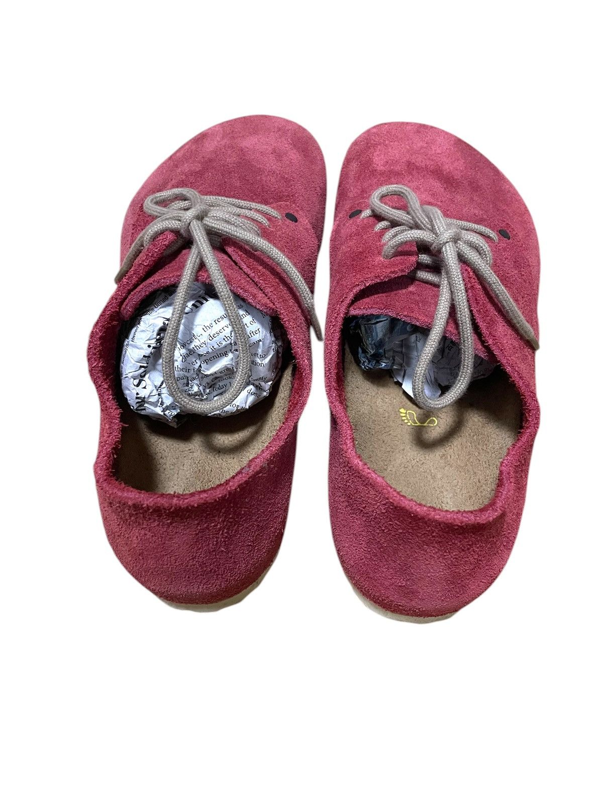Birkenstock Original Birkenstock Maine Burgundy Suede Size US 8.5 / EU 41-42 - 2 Thumbnail