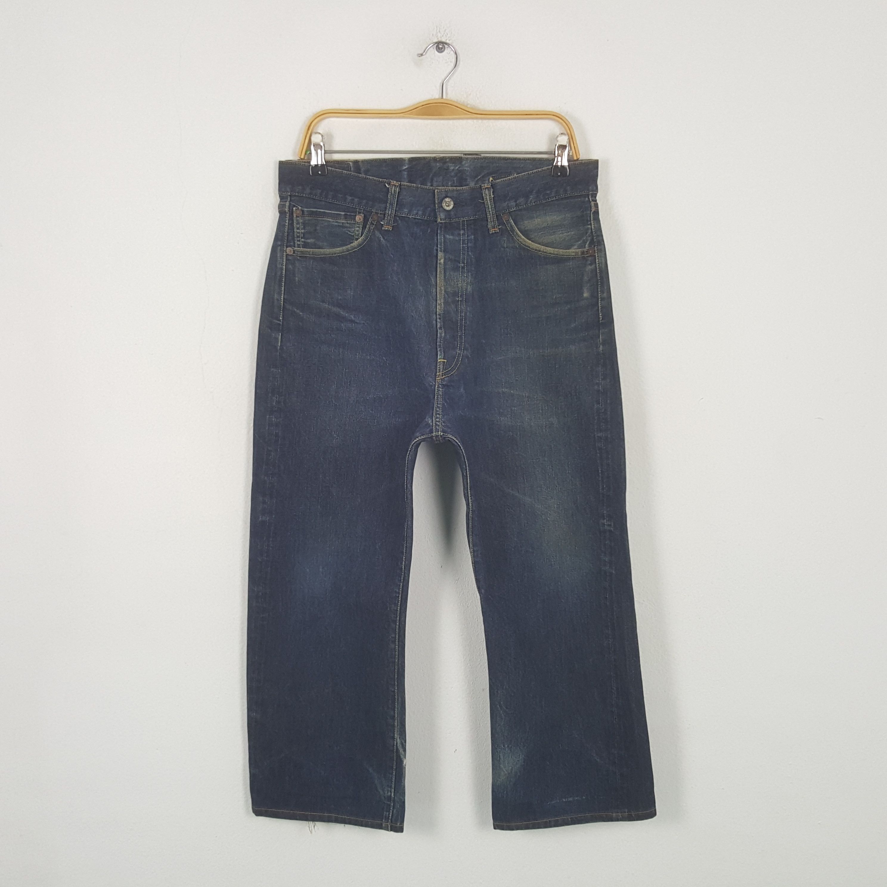 Tenderloin Vintage The Tenderloin Selvedge Baggy Denim Jeans RR13 Size US 32 / EU 48 - 1 Thumbnail