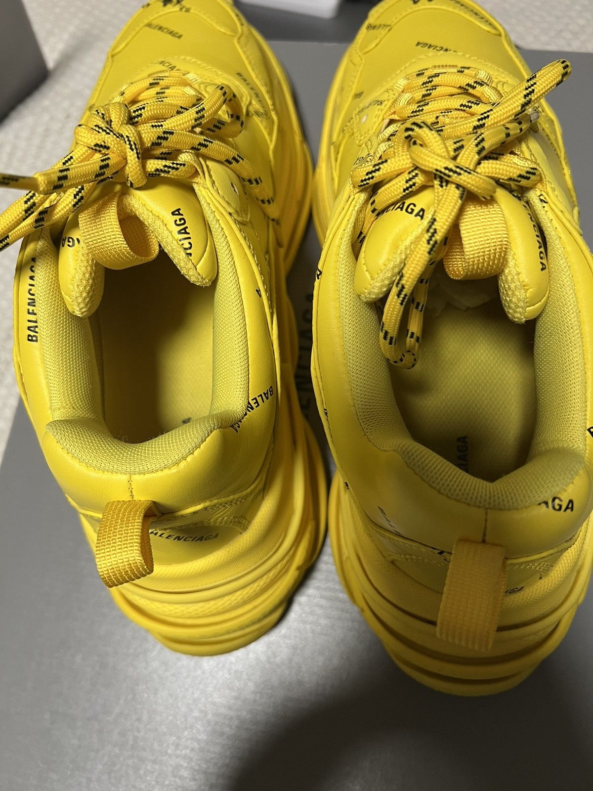 Balenciaga Balenciaga Triple S All Over Yellow (Discontinued) Size US 11 / EU 44 - 6 Thumbnail