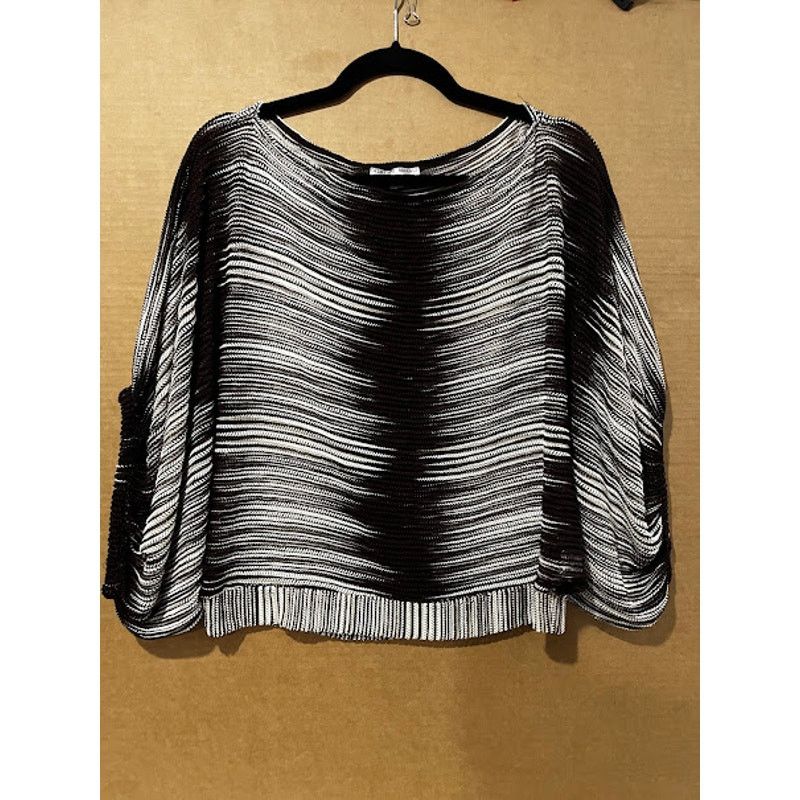 Other VTG Alberto Makali Cocoon Top Dark Brown Tan Cream Size L Size L / US 10 / IT 46 - 1 Thumbnail