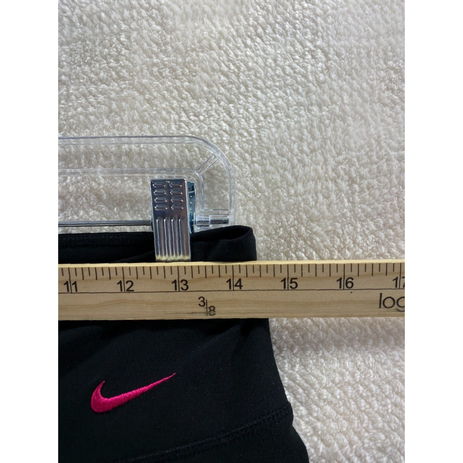 Nike Nike Dri-Fit Leggings Womens Small Black Pink Athletic Capris Yoga Swoosh Size 28" / US 6 / IT 42 - 5 Thumbnail
