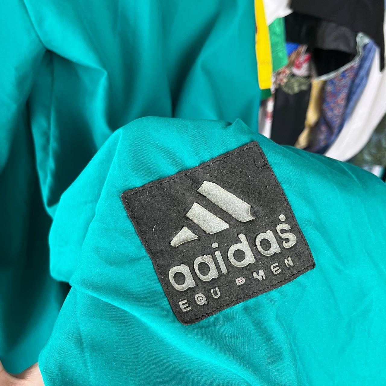 Adidas 90s Adidas Equipment Green Nylon Track Sweatpants Joggers Size US 32 / EU 48 - 9 Thumbnail