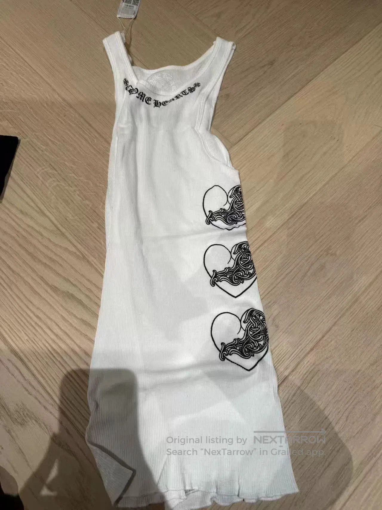 Saint Laurent Paris Chrome Hearts Vine Heart Tank Top. Size S / US 4 / IT 40 - 1 Thumbnail