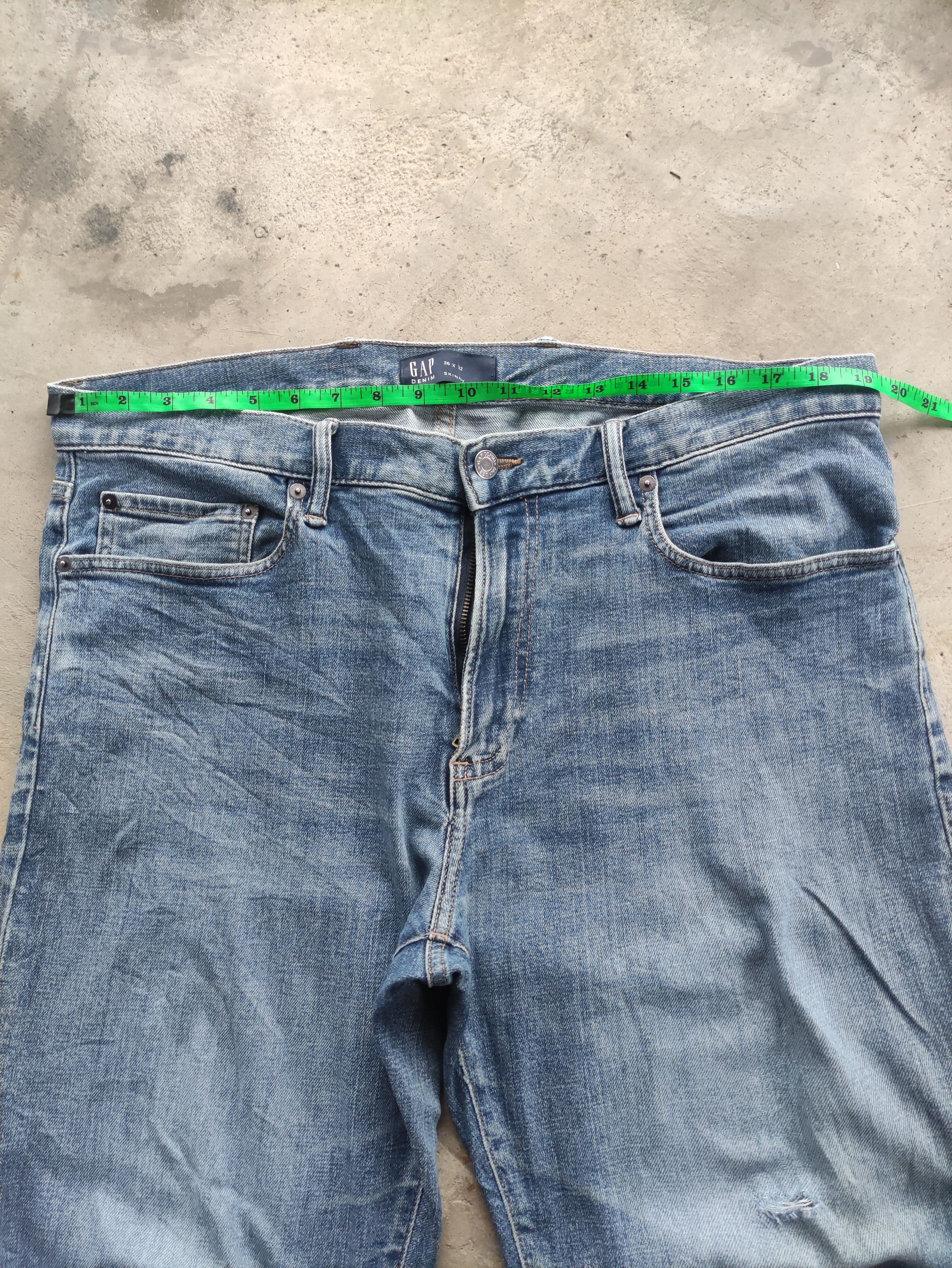 Gap Vintage GAP Jean Distressed Faded Denim Waist 40 Size US 40 / EU 56 - 6 Thumbnail