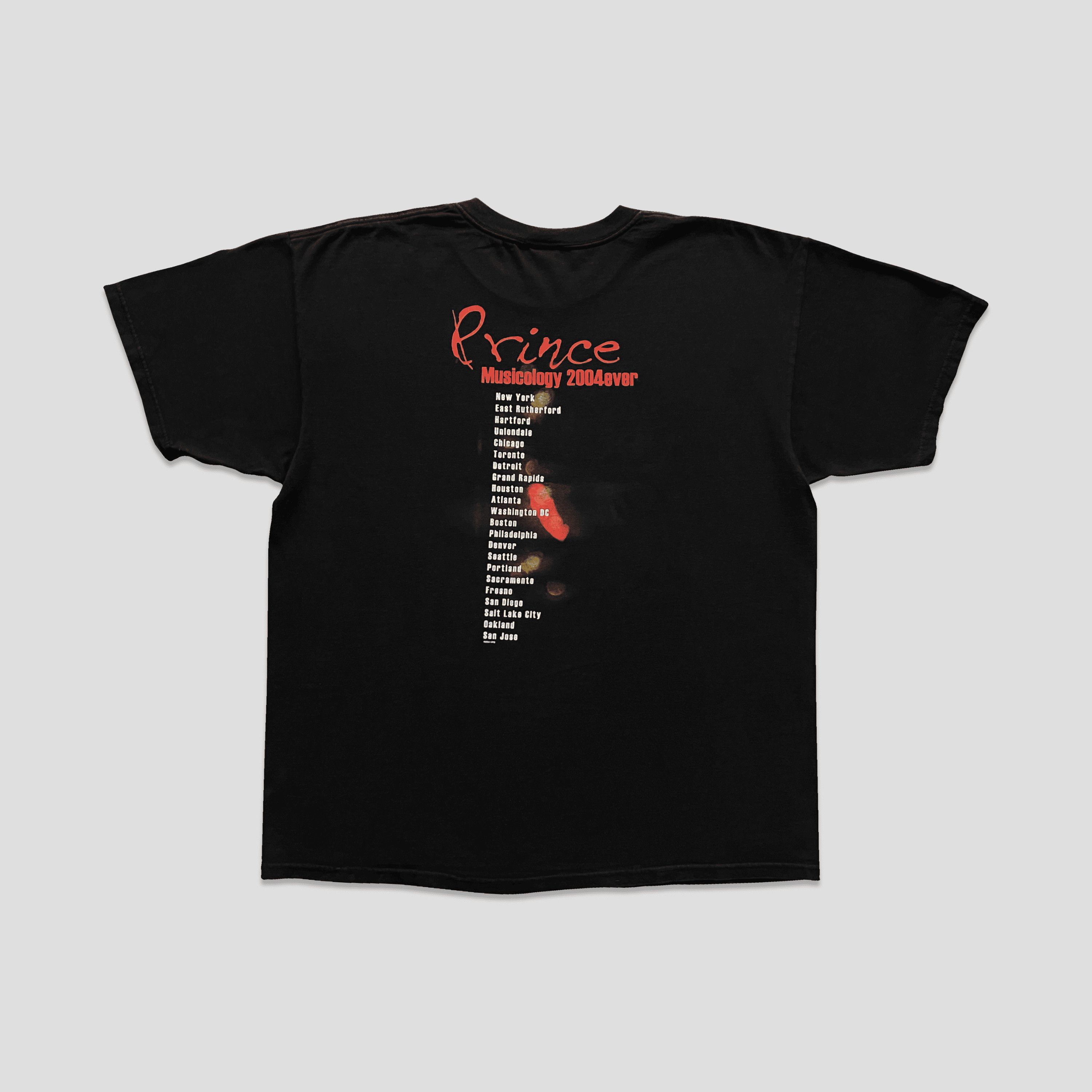 Vintage 2004 Prince Musicology 2004ever Tour T-Shirt
