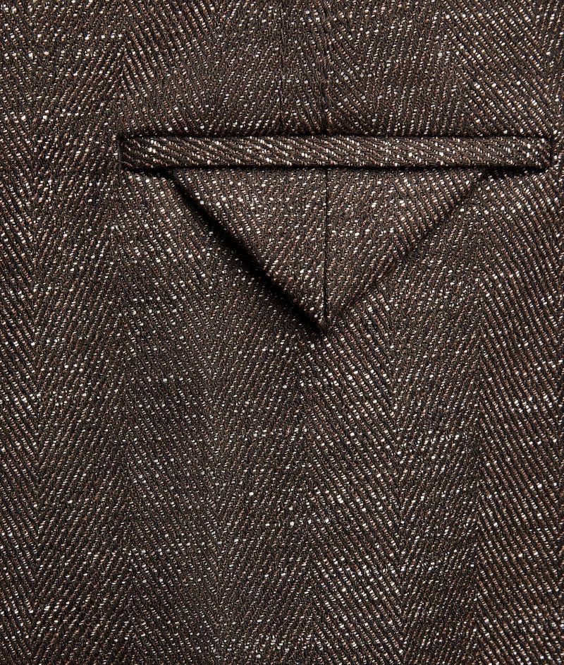 Bottega Veneta o1bcso1str0526 Textured Wool Speckled Trousers Pants Size US 36 / EU 52 - 4 Thumbnail