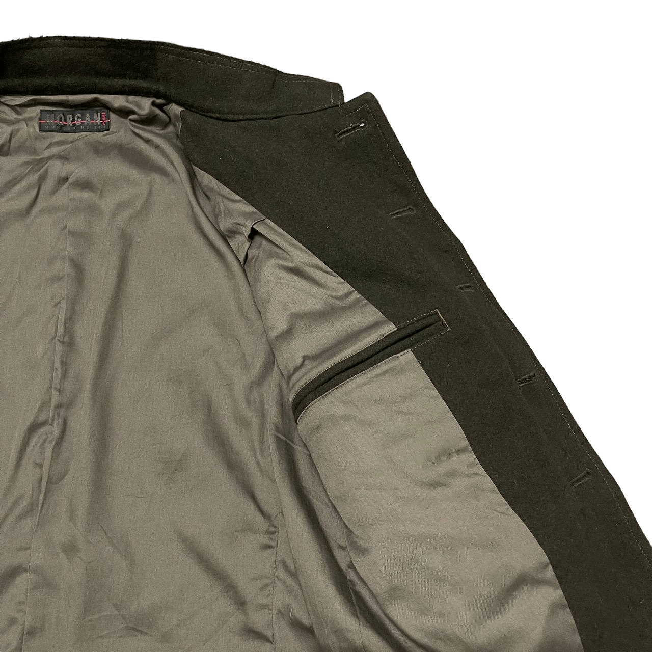 Morgan Homme Vintage Morgan Homme Wool Tactical Jacket Military Size US L / EU 52-54 / 3 - 7 Thumbnail