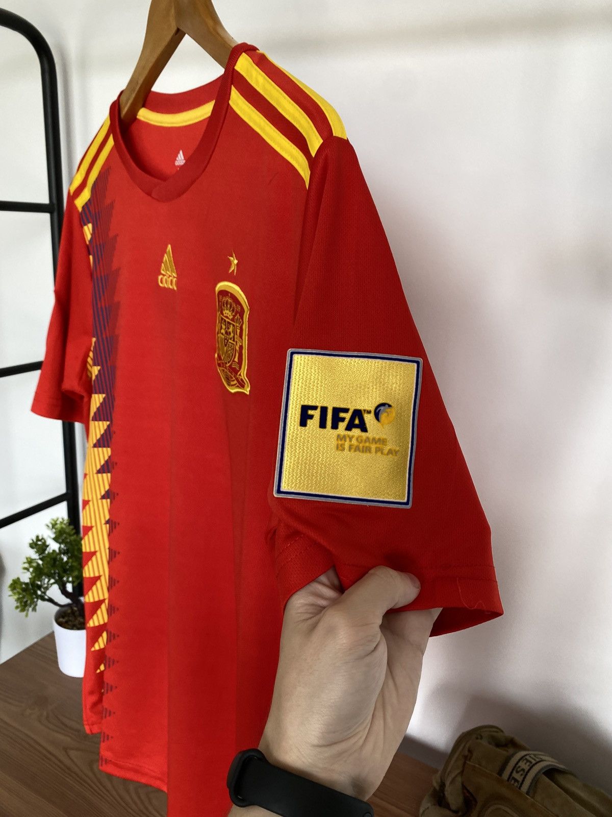 Adidas Adidas Spain 2018 Fifa World Cup Russia 2018 Size US M / EU 48-50 / 2 - 4 Thumbnail