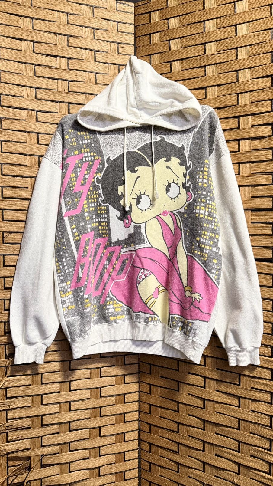 Vintage Vintage Betty Boop A.O.P Hoodie Size US M / EU 48-50 / 2 - 1 Thumbnail