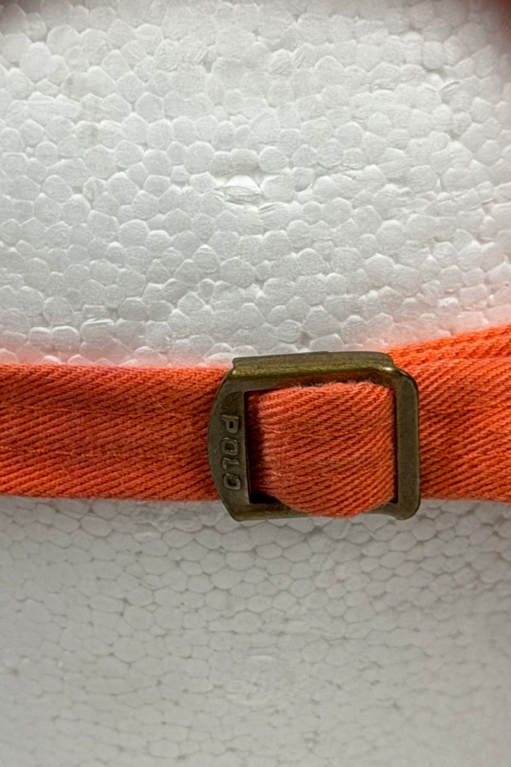 Polo Ralph Lauren Vintage Polo Sport Ralph Lauren Orange P Logo Strapback Cap Size ONE SIZE - 11 Thumbnail