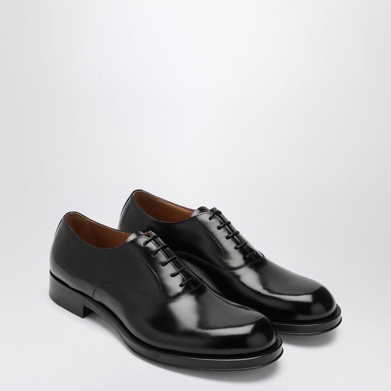 Dries Van Noten Dries Van Noten Black Lace-Up Shoes In Leather Size US 8 / EU 41 - 1 Thumbnail
