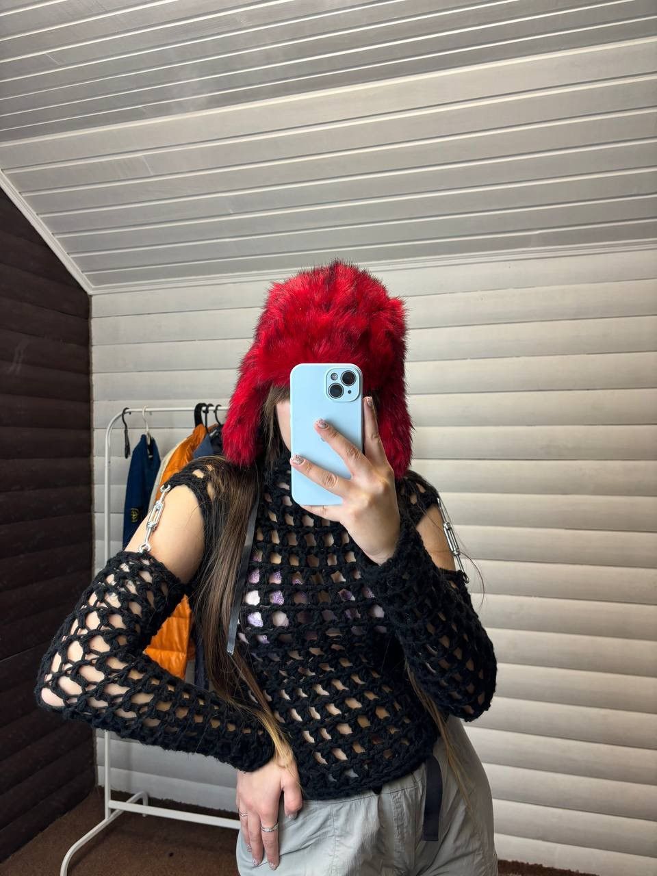 If Six Was Nine × Vintage Opium Mesh Knitted Gothic Unisex Sweater metal Owens Style Size US S / EU 44-46 / 1 - 2 Thumbnail