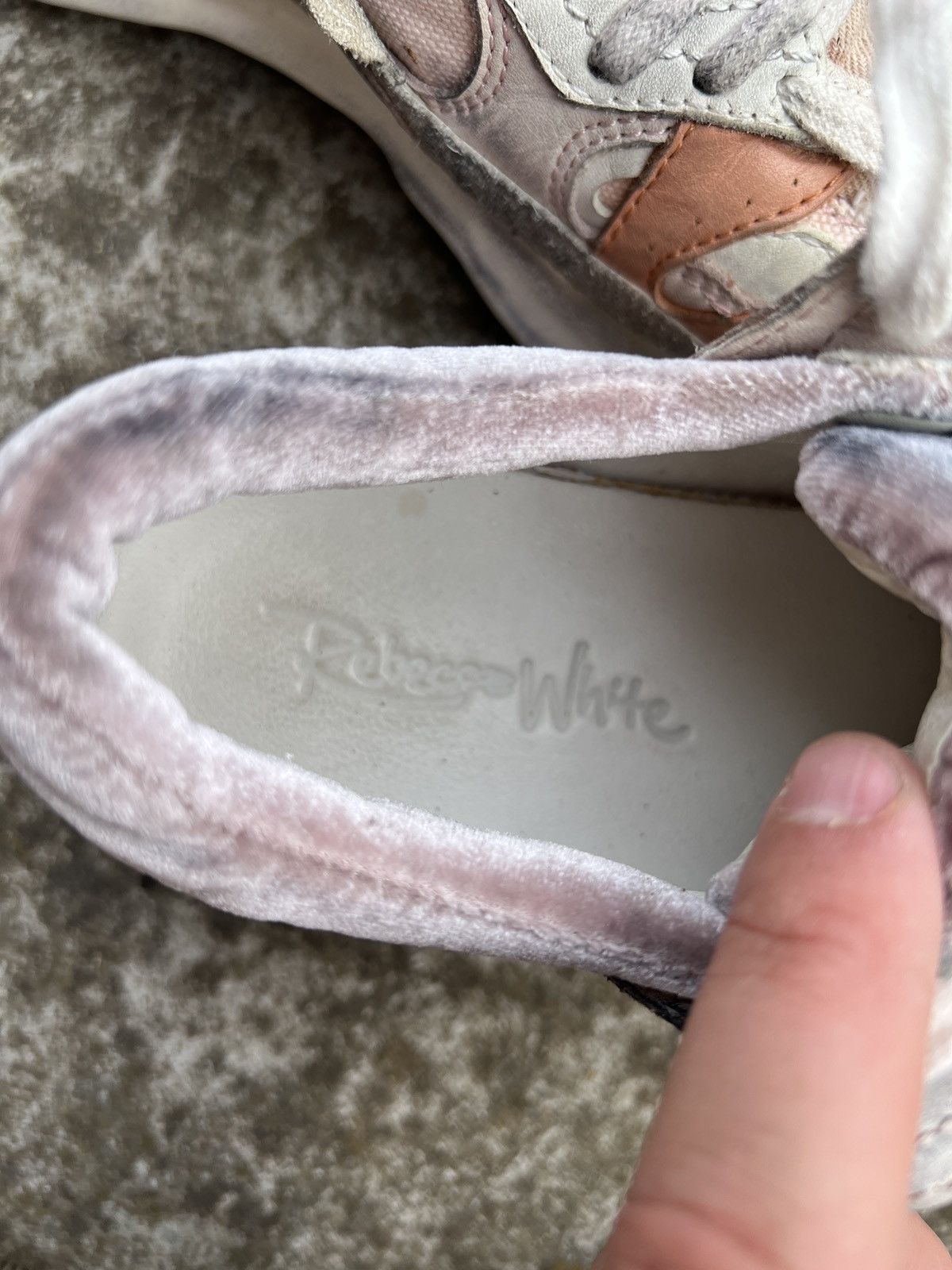 Other Rebecca White Leather Sneakers Size US 7 / IT 37 - 9 Thumbnail