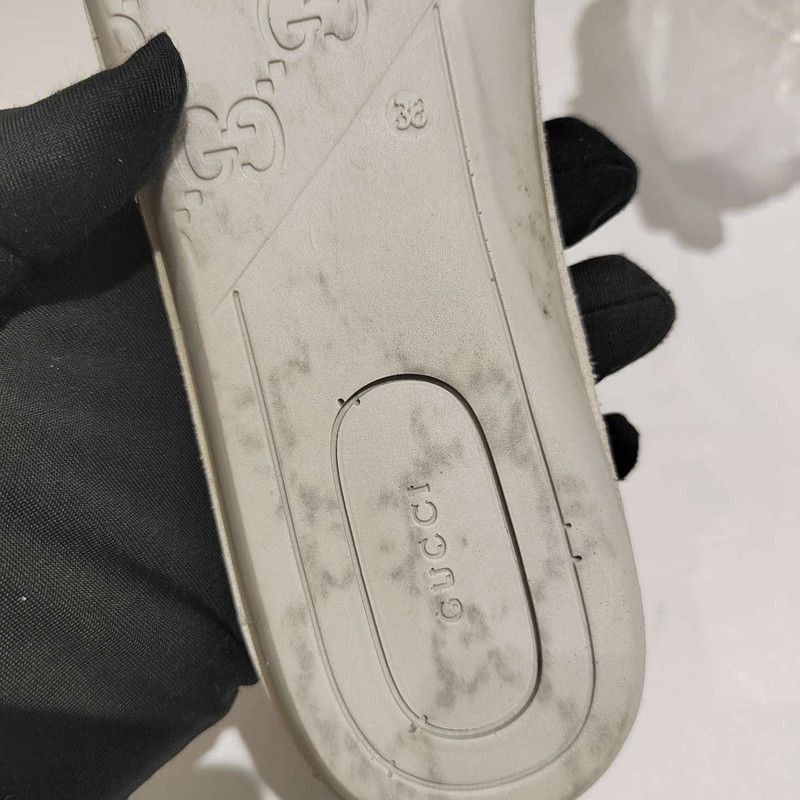 Gucci Gucci Ace Bee and Star Low-Top Sneakers Size US 5 / IT 35 - 8 Thumbnail