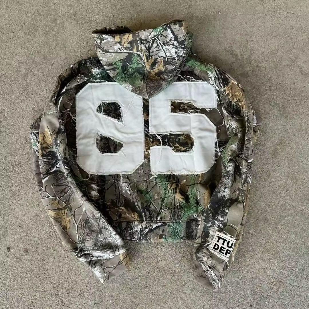 Other Letter Zipper Camo Hoodies Size US L / EU 52-54 / 3 - 2 Thumbnail
