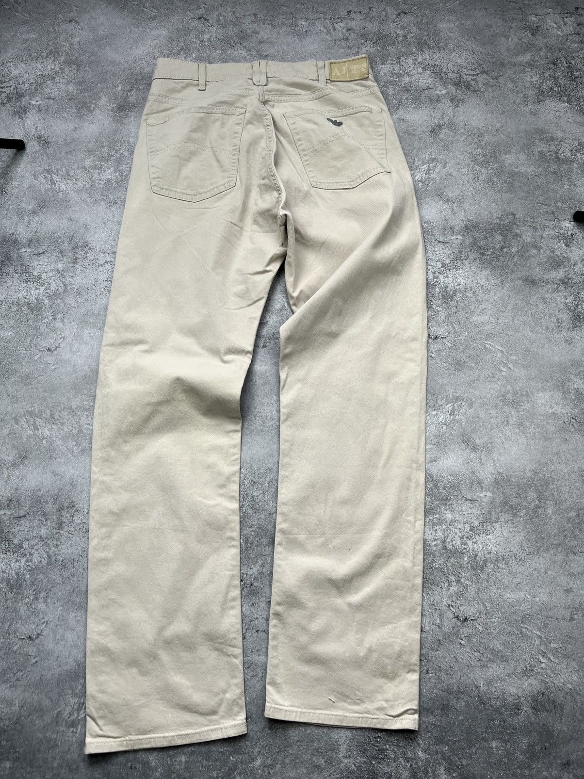 Armani Armani Jeans Classic Chino Pants Mens Beige Size US 32 / EU 48 - 1 Thumbnail