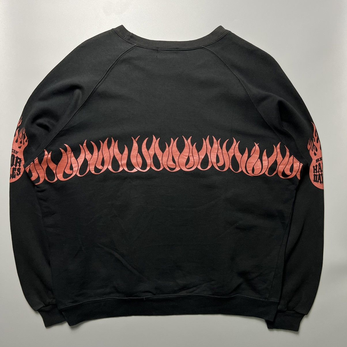 Harley Davidson × Vintage Vintage 1990s Harley Davidson Flame Crewneck Size US M / EU 48-50 / 2 - 6 Thumbnail