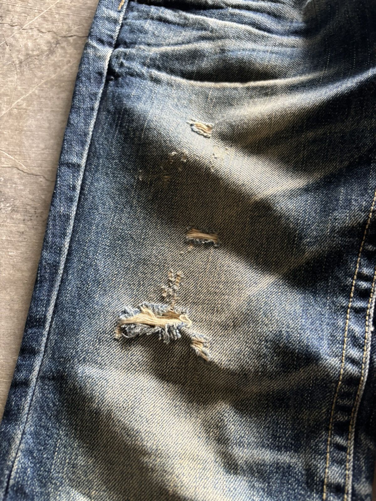 Japanese Brand y2k rusty lolita union jack japanese jeans distressed style Size US 32 / EU 48 - 14 Thumbnail