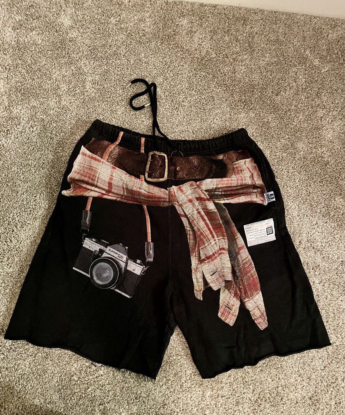 Maison MIHARA YASUHIRO Maison Mihara Yasuhiro Tromp l'oeil Shorts Size US 30 / EU 46 - 1 Thumbnail