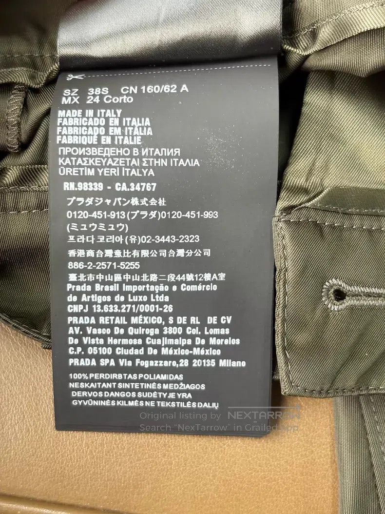 Prada Prada Army green overalls pant Size US 38 / EU 54 - 7 Thumbnail