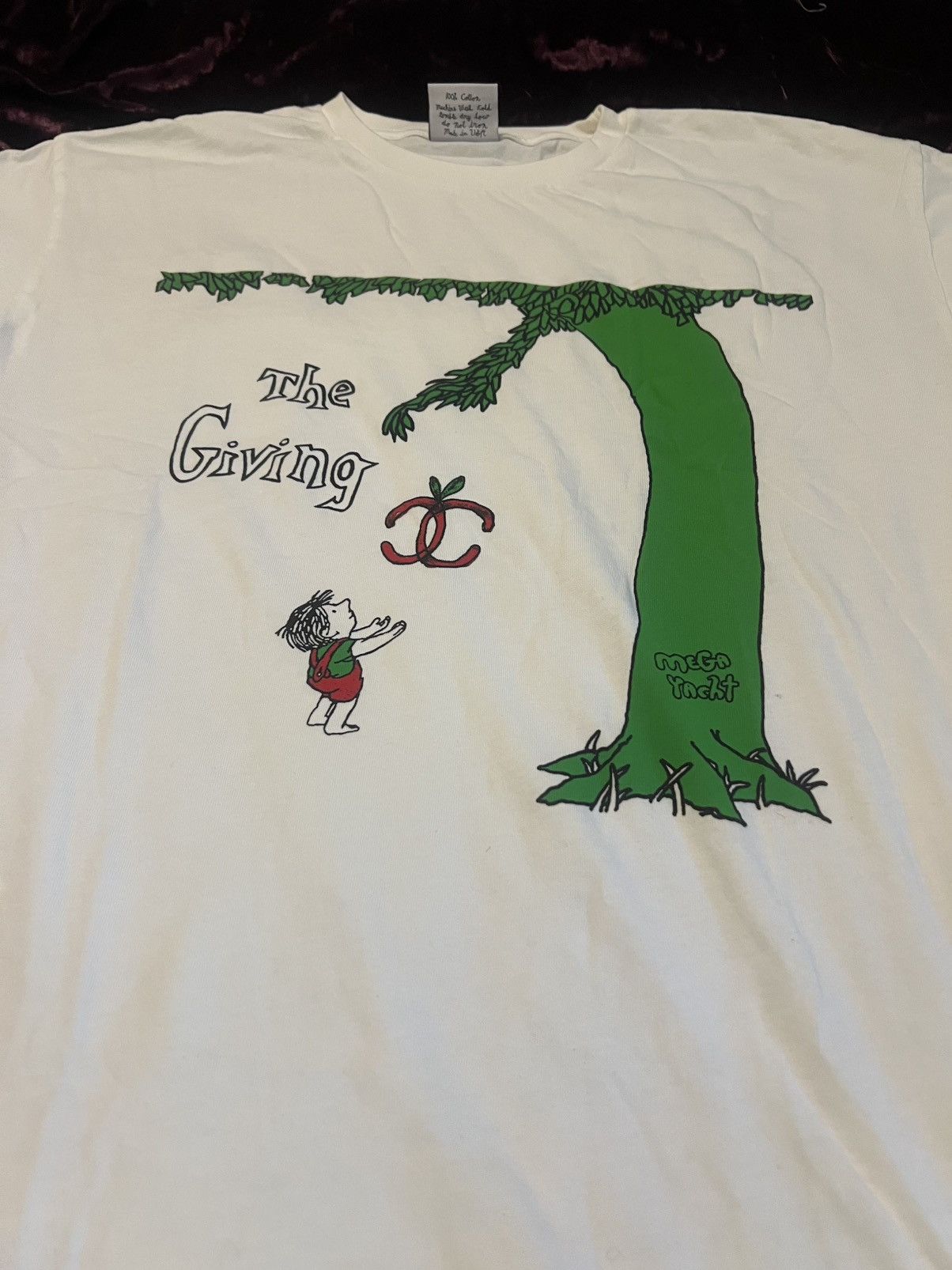 Mega Yacht Mega Yacht The Giving Tree "Chanel" Tee - Medium Size US M / EU 48-50 / 2 - 2 Thumbnail