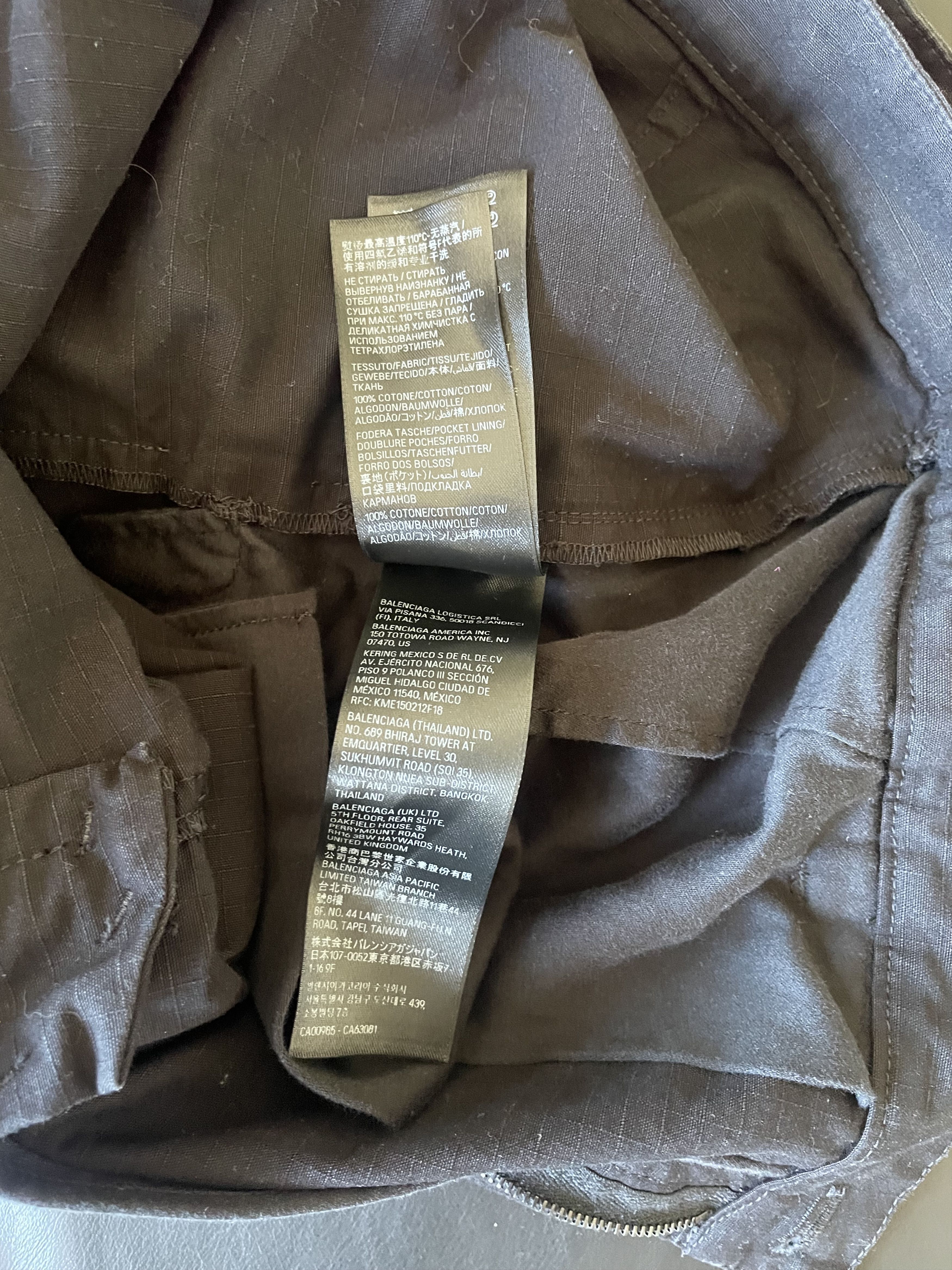 Balenciaga SS23 Runway Mod Show Apron Skirt Cargo Pants Size US 31 - 23 Thumbnail