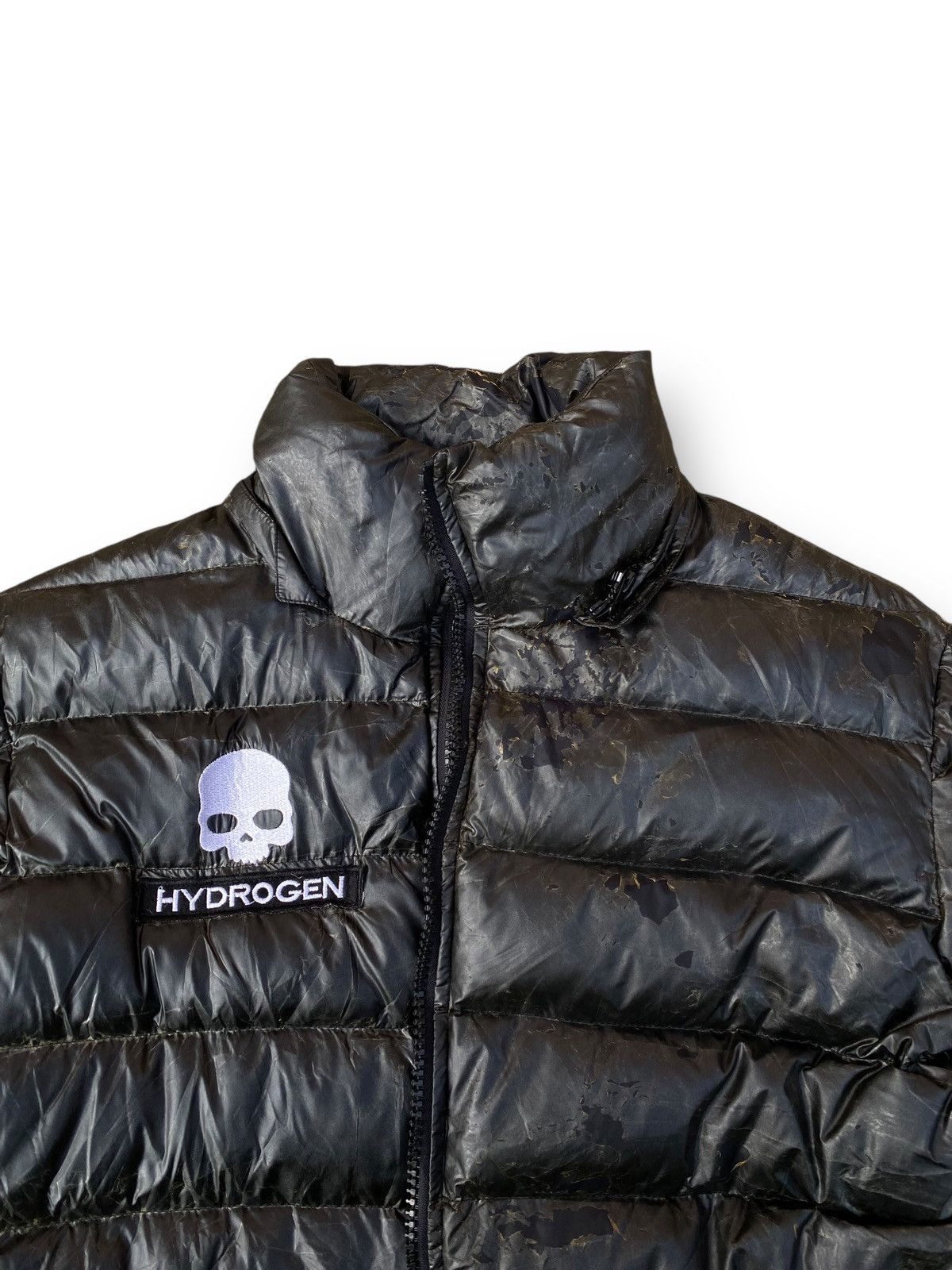 HYDROGEN × Vintage Vintage Hydrogen Embroidery Logo Spell Out Puffer. #C7 Size US L / EU 52-54 / 3 - 3 Thumbnail