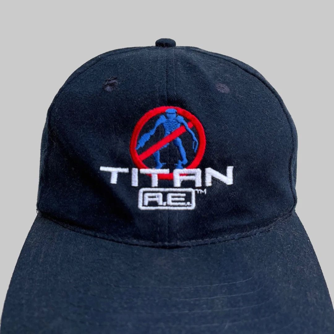 Fox Racing × Vintage Titan A.E. 2000 Vintage Animation Movie Promo Logo Cap Hat Size ONE SIZE - 2 Thumbnail