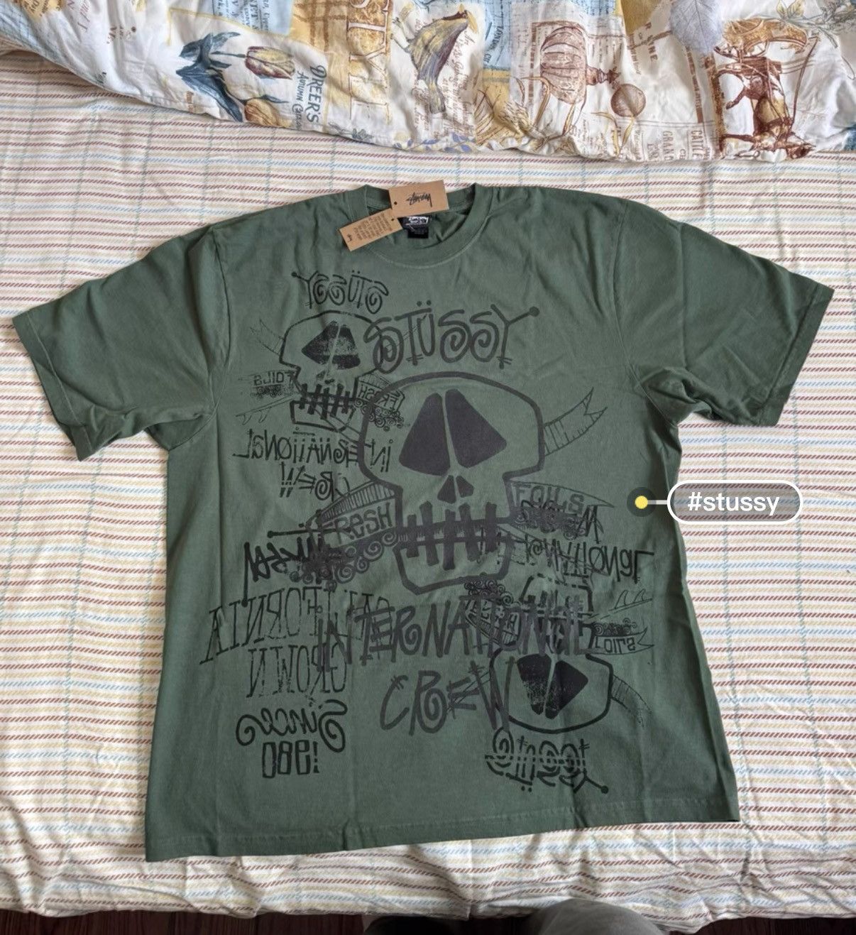 Stussy Stussy Skull Short Sleeve Tee K21 Size US L / EU 52-54 / 3 - 1 Thumbnail
