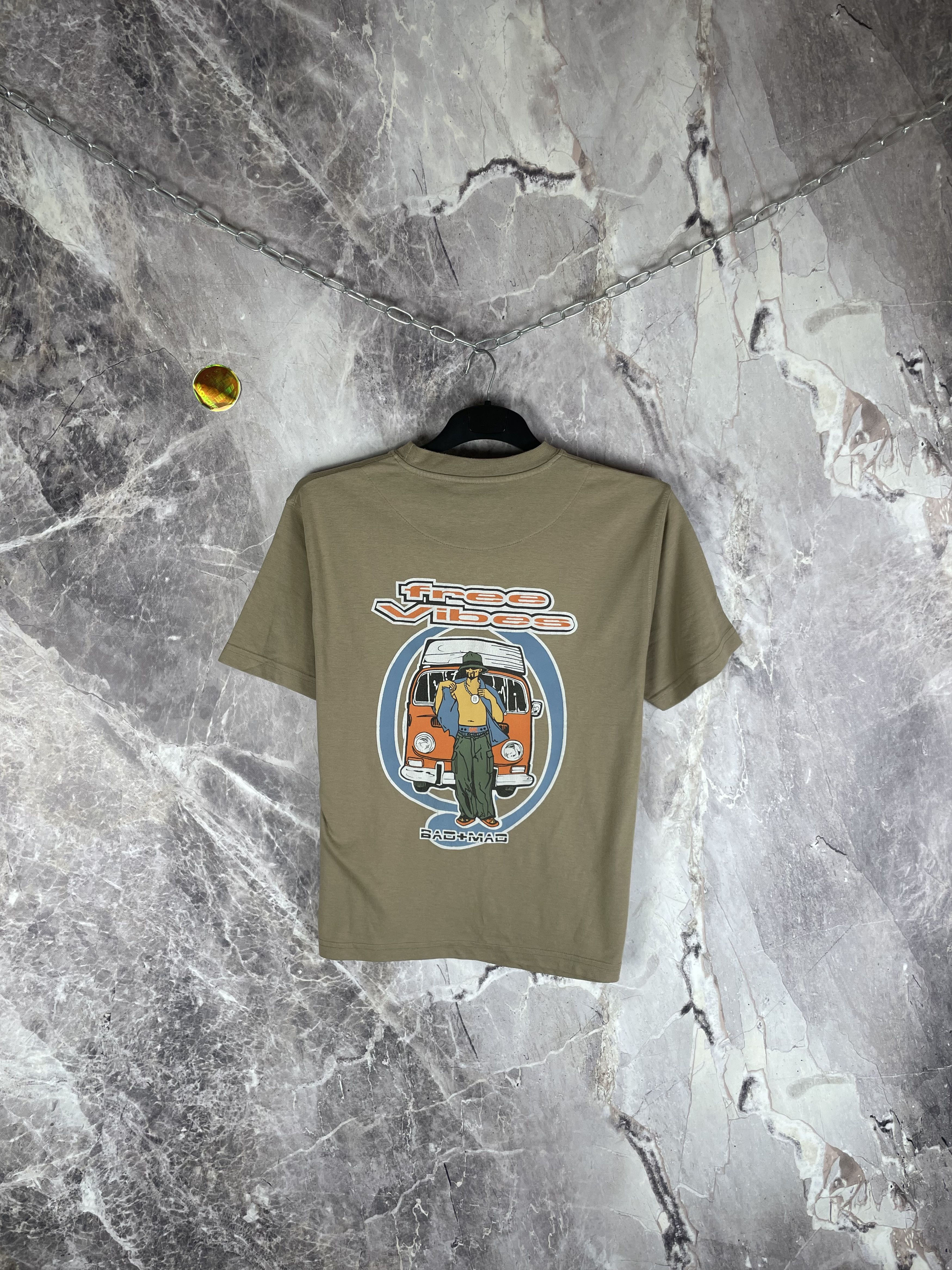 Vintage Men’s Bad Mad T-Shirt Vintage Streetwear Size US XXS / EU 40 - 1 Thumbnail