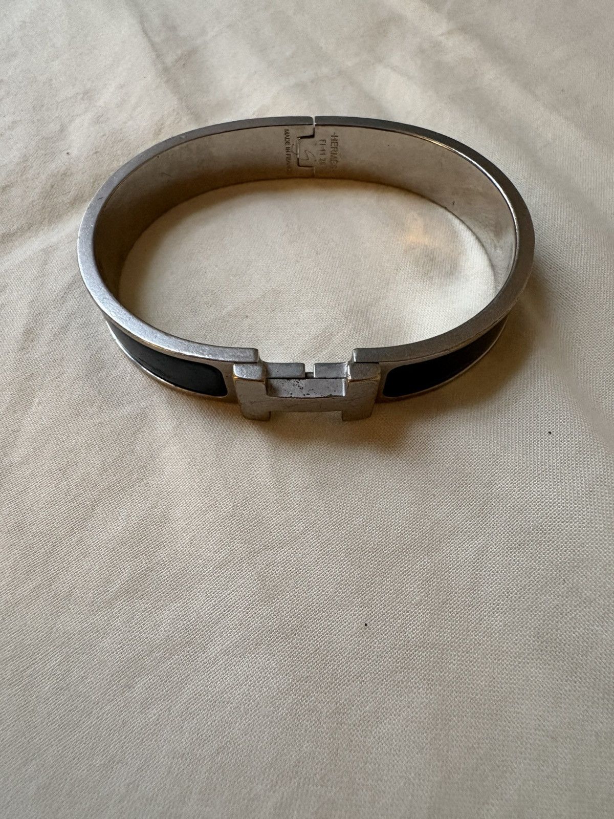 Hermes Hermès Clic Clac H Enamel Bracelet Size ONE SIZE - 1 Thumbnail